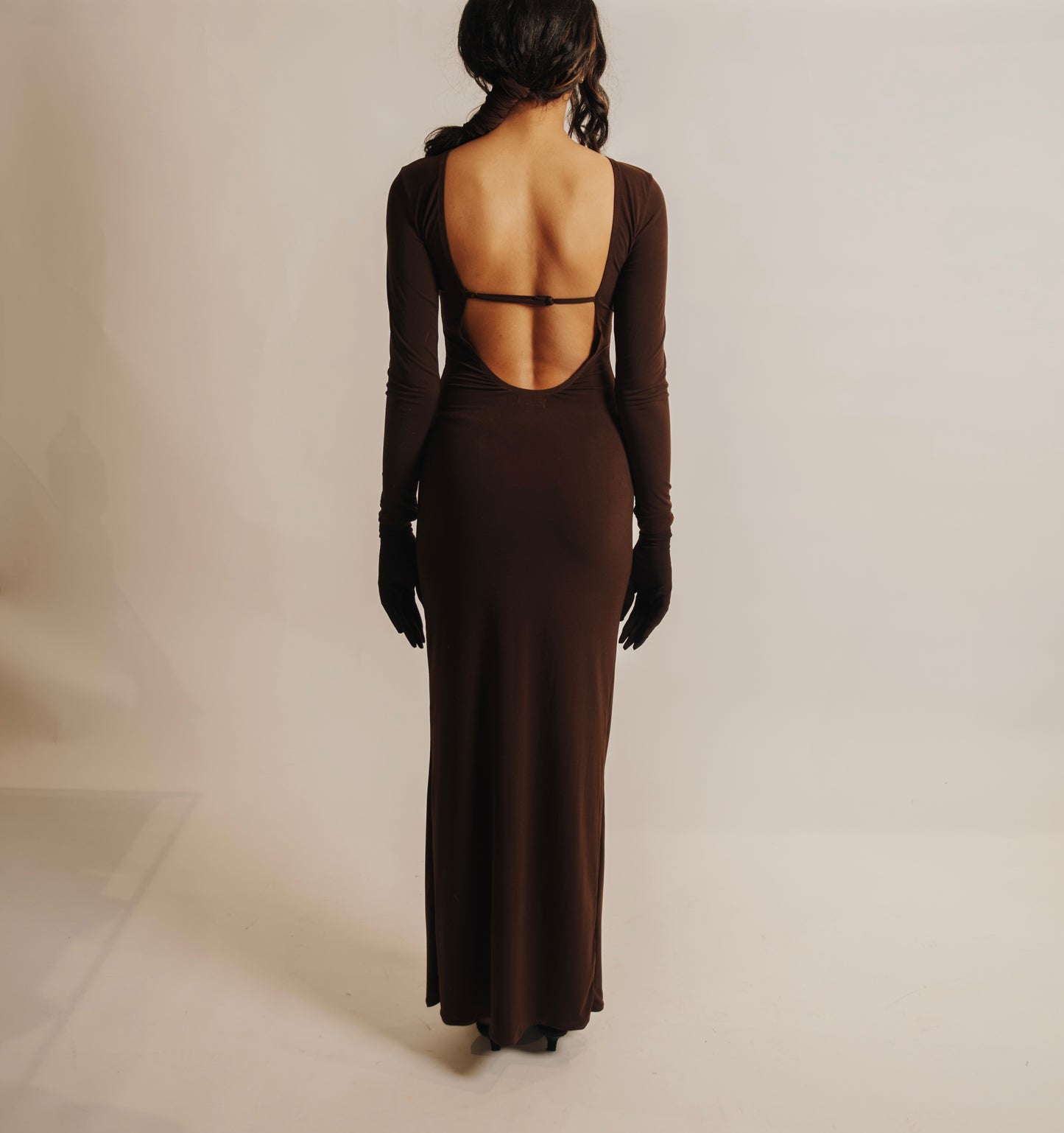 Long Brown Dress