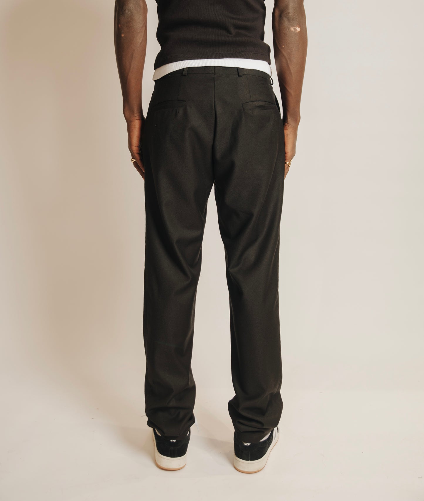 Men Black suit pants