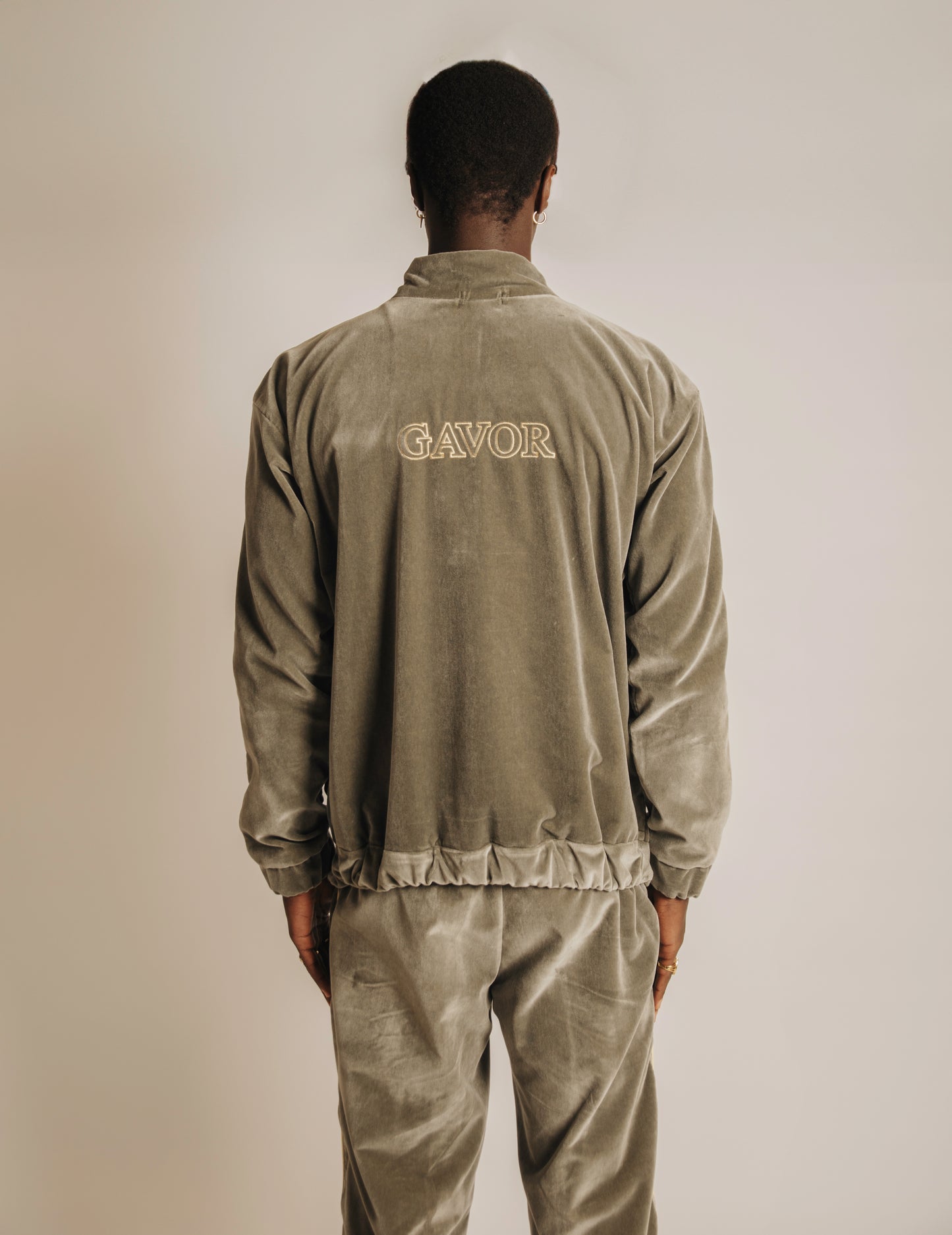 Velour track jacket