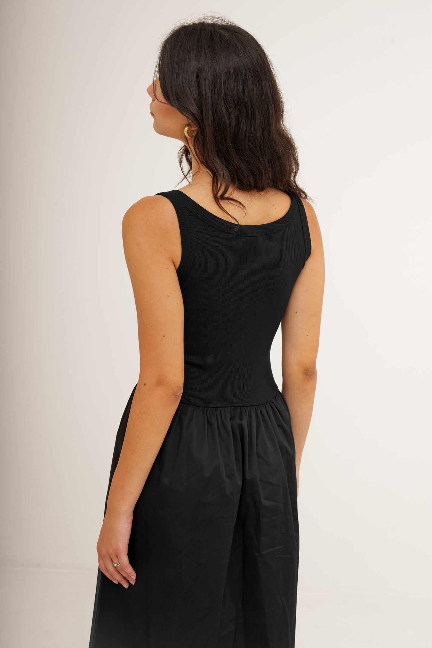 Tank top dress black