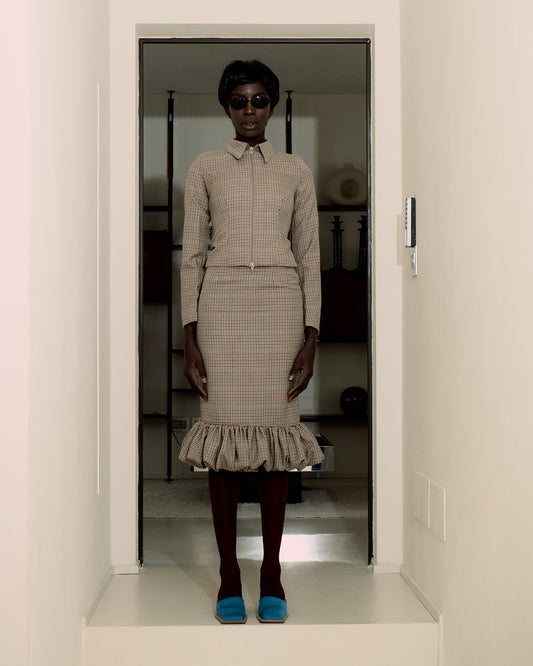 The Jackie Jacket-Checked