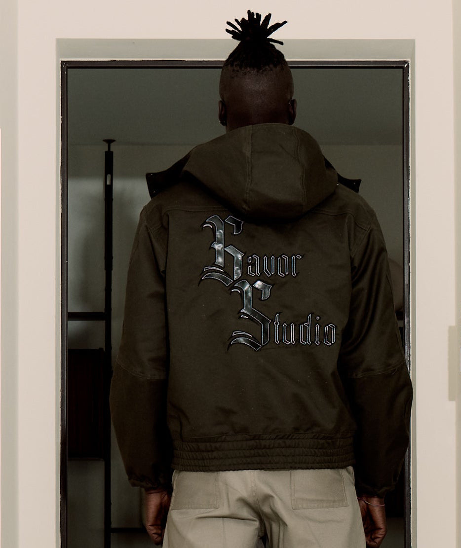 Rebel Olive Bomber Jacket