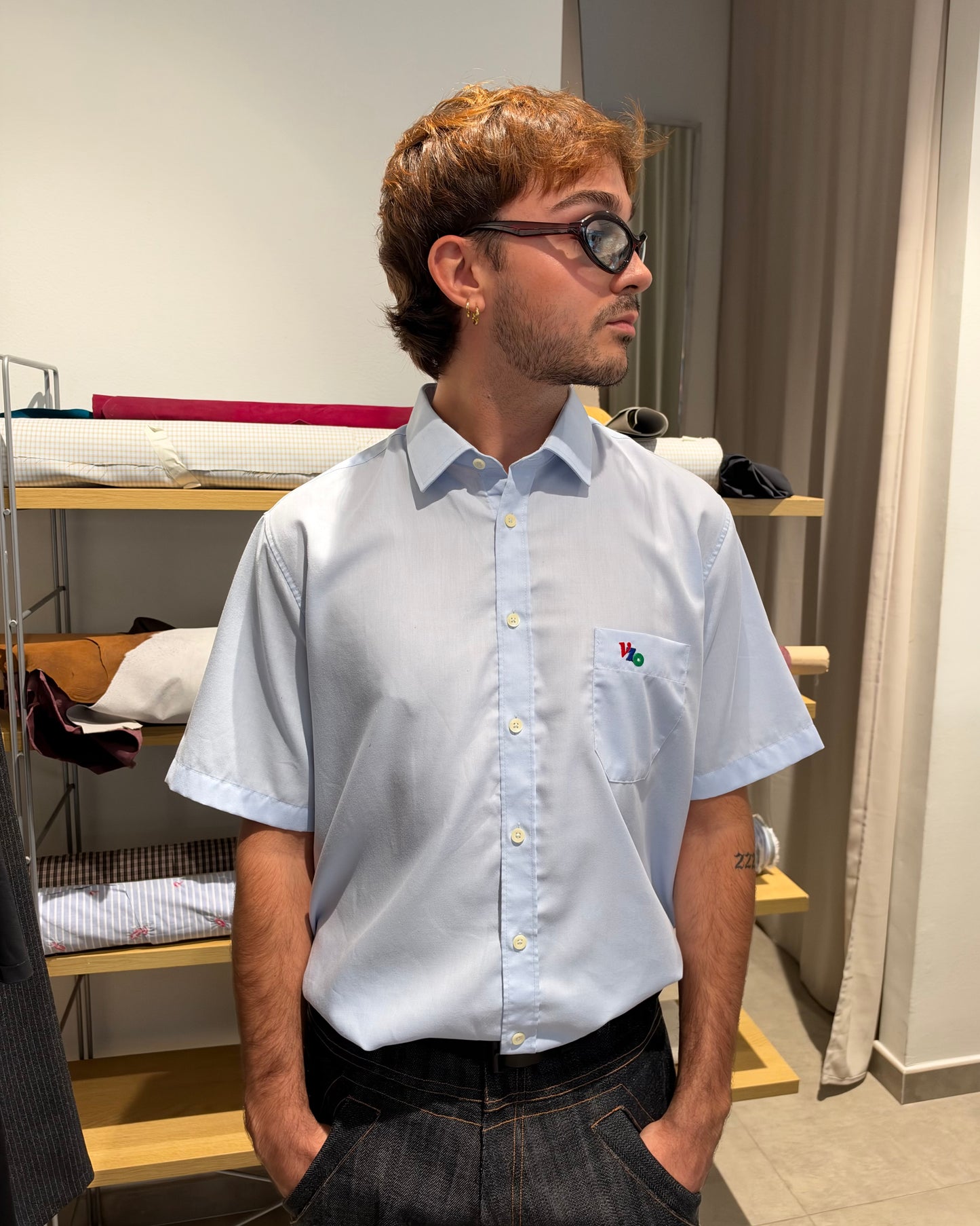 Camcia Albiro azzurra