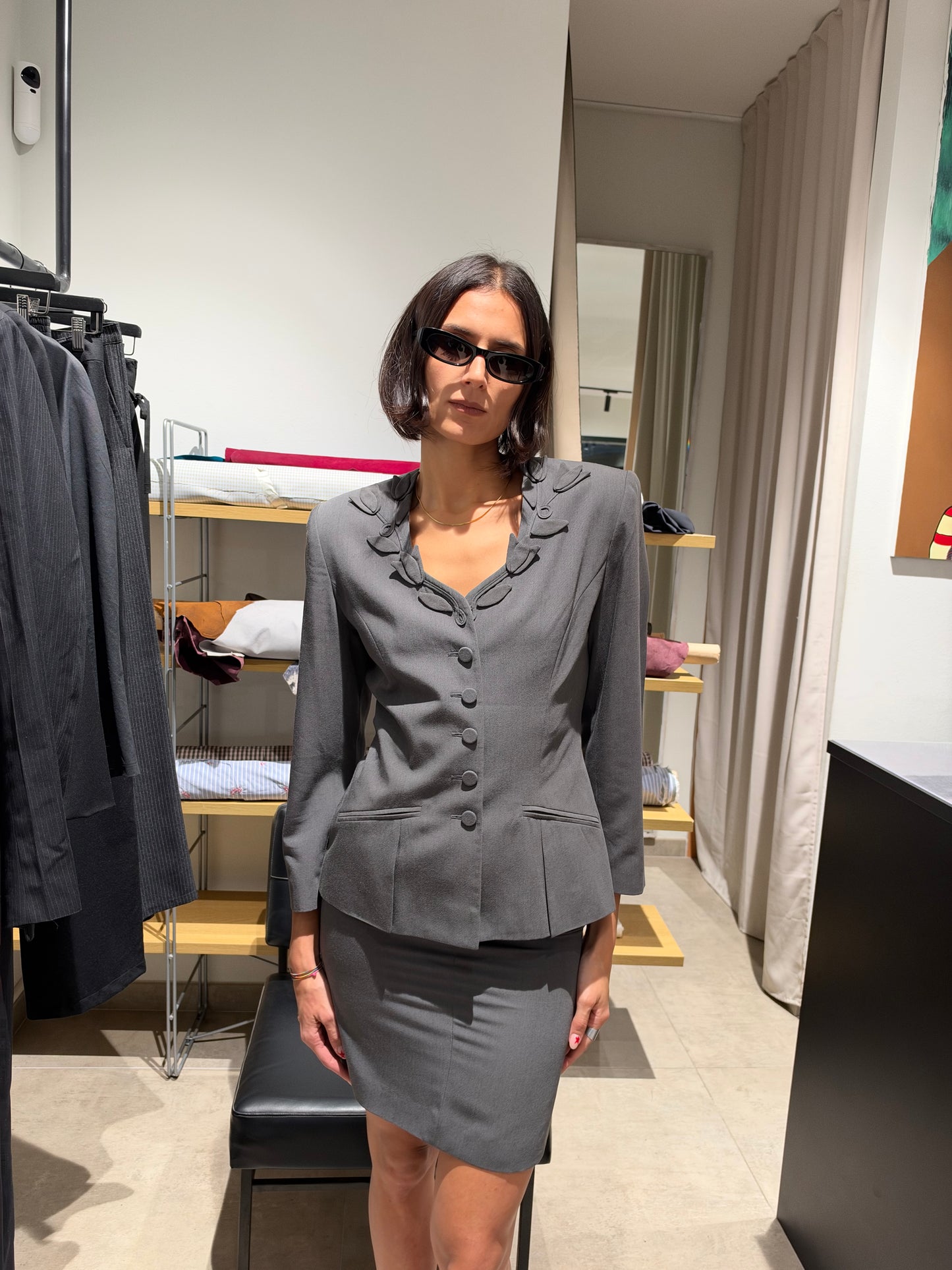 Tailleur grigio