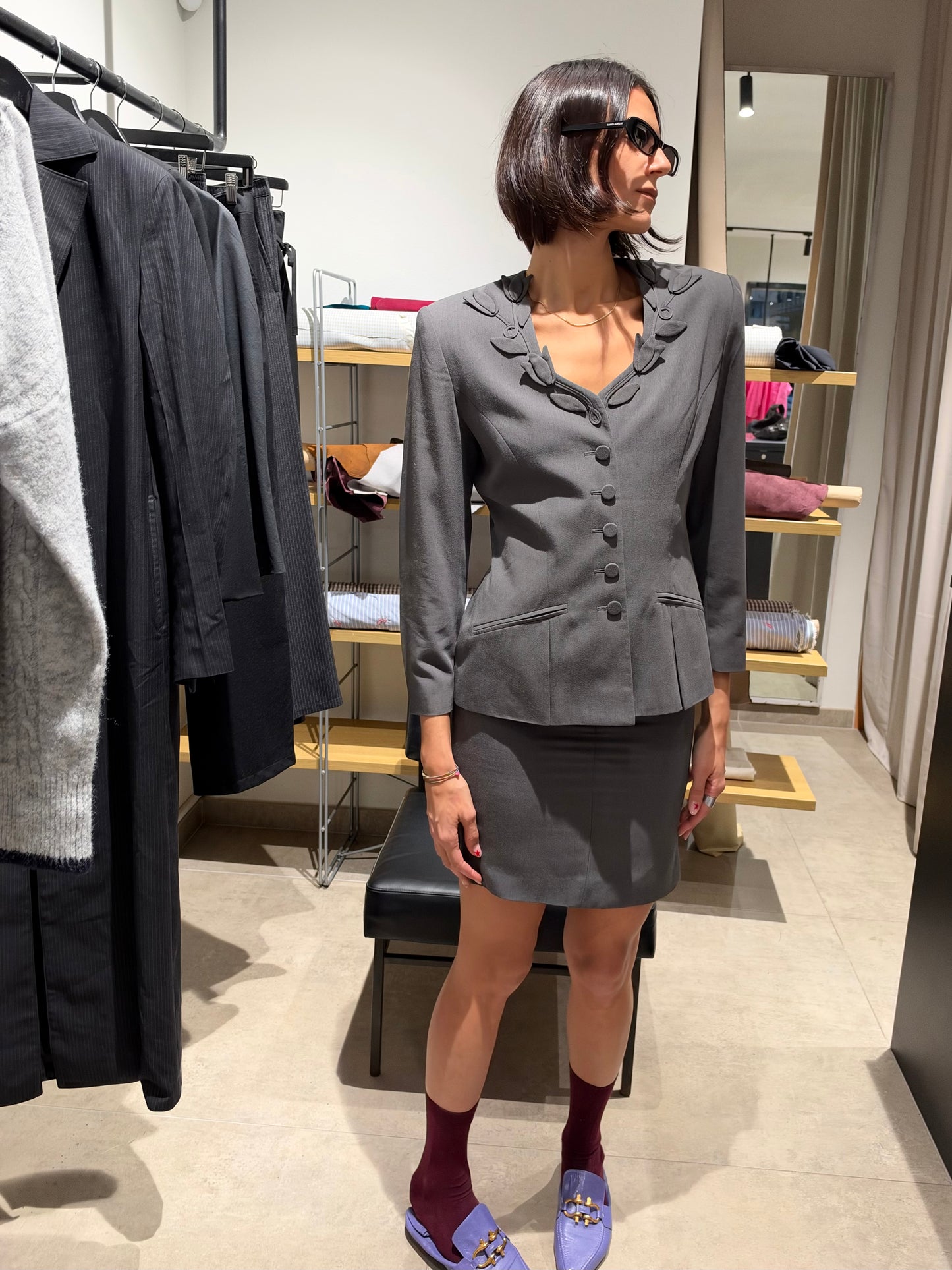 Tailleur grigio