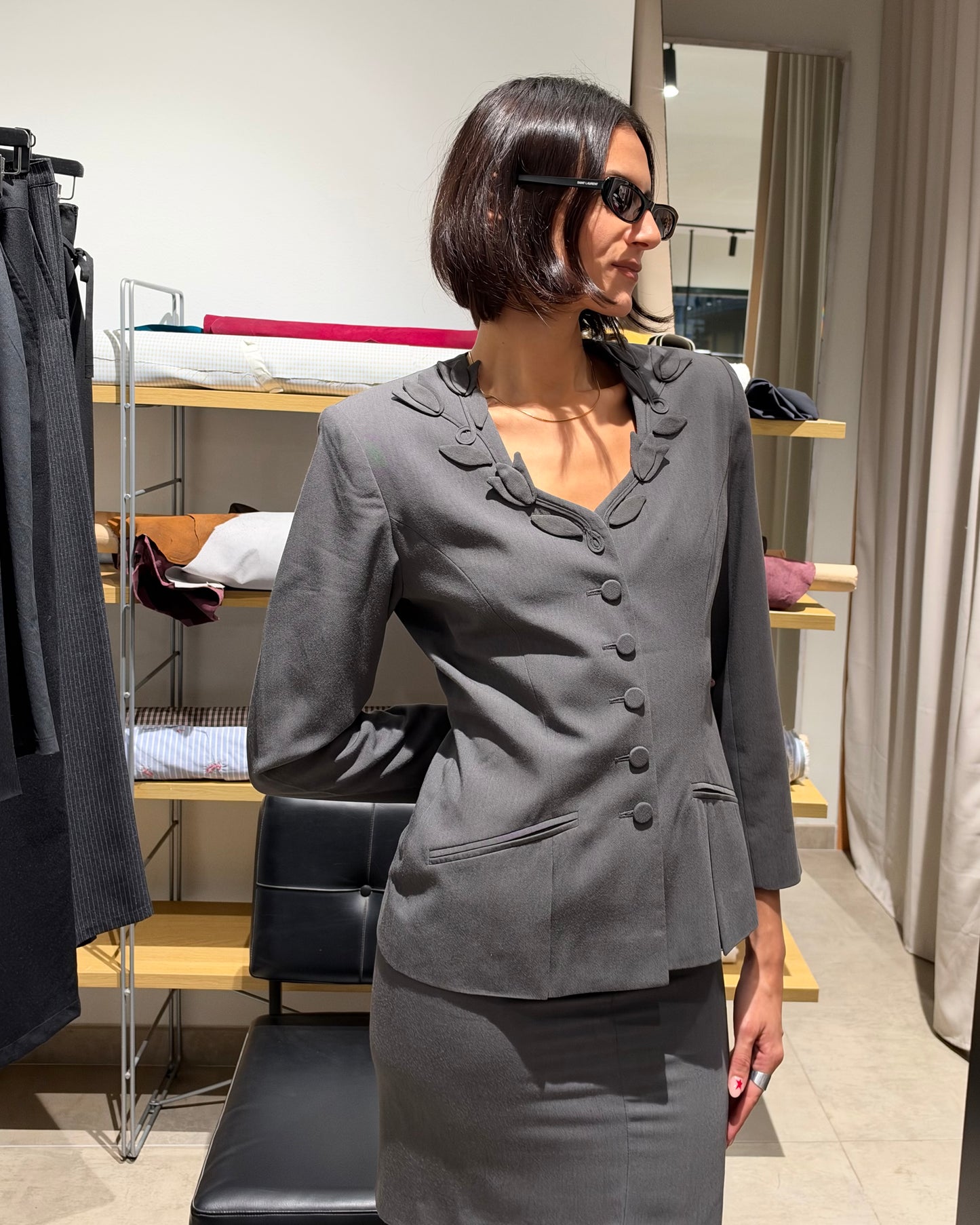 Tailleur grigio