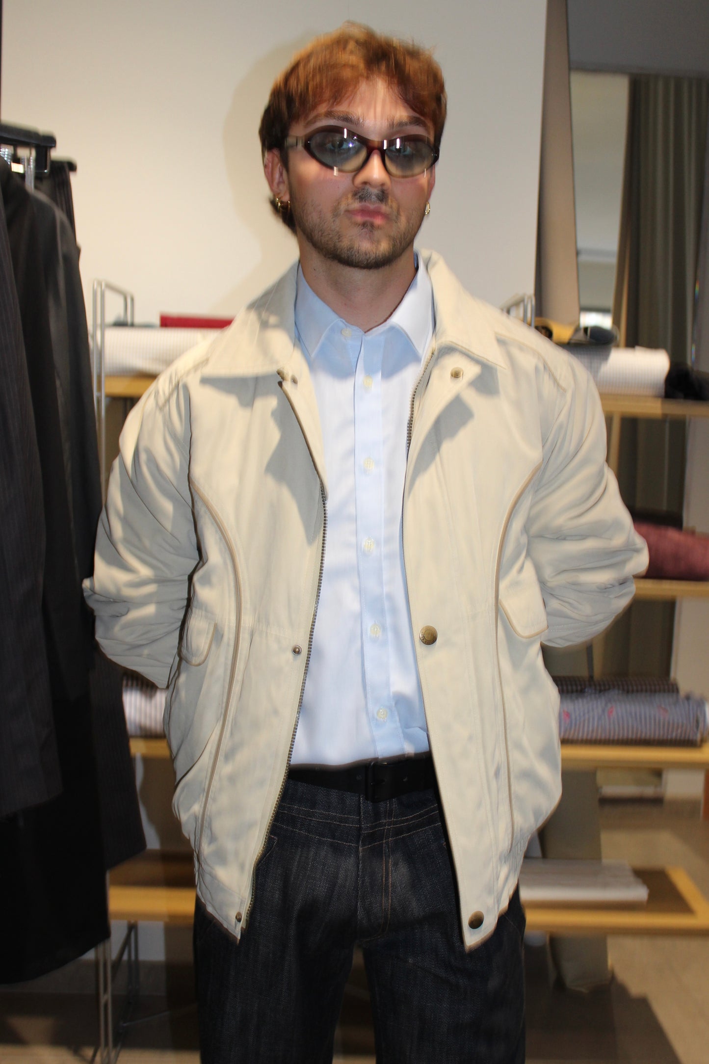 Bomber beige Roger Kent