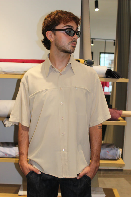 Camicia con zip Kantaros