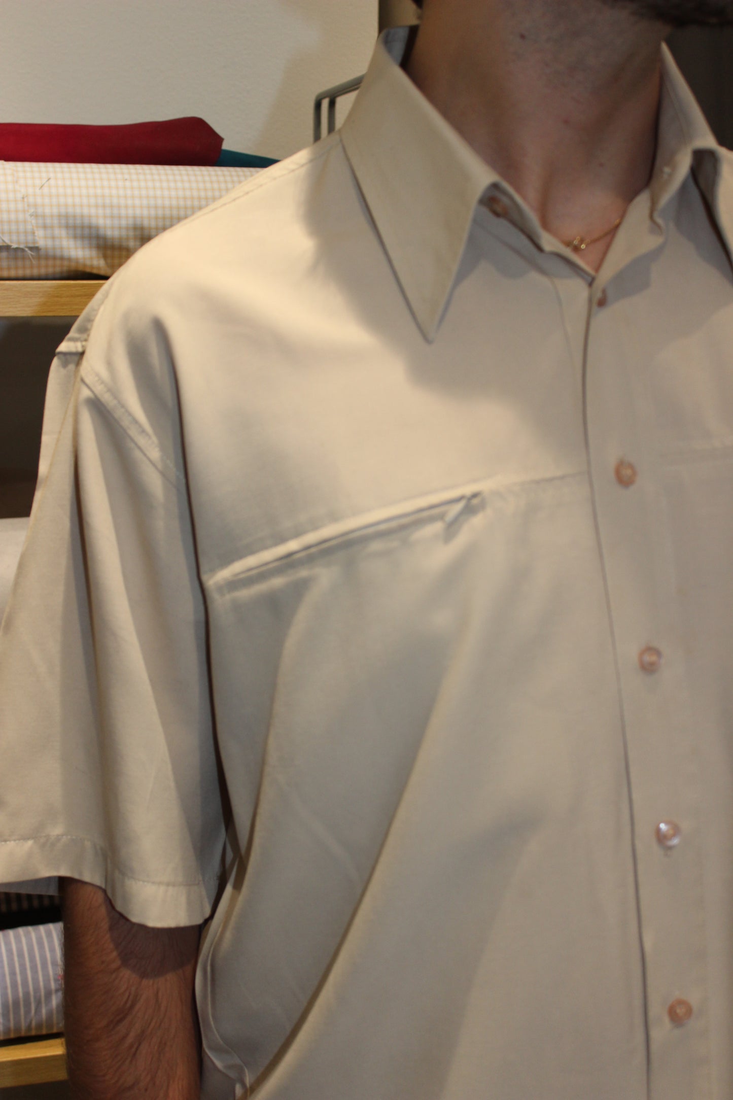 Camicia con zip Kantaros