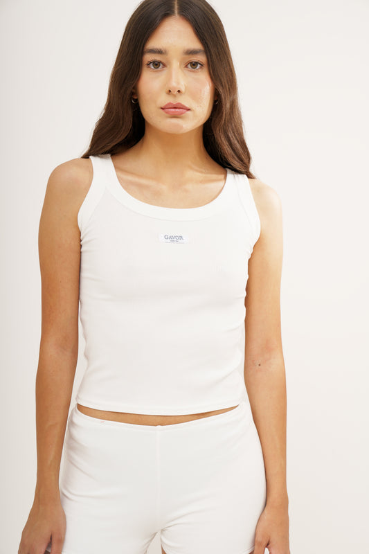 Logo Tank top White